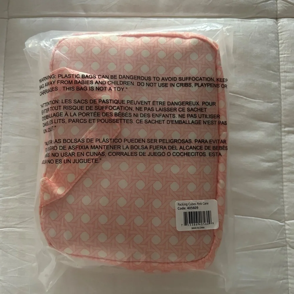 Spartina 449 Pink Travel Garment and Accessory Bag Set